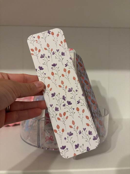 Watercolor Floral Bookmark