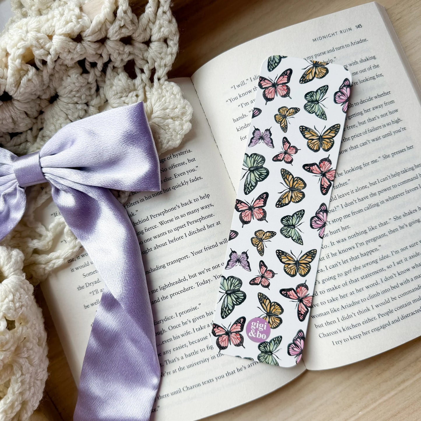 Butterfly Kisses Bookmark