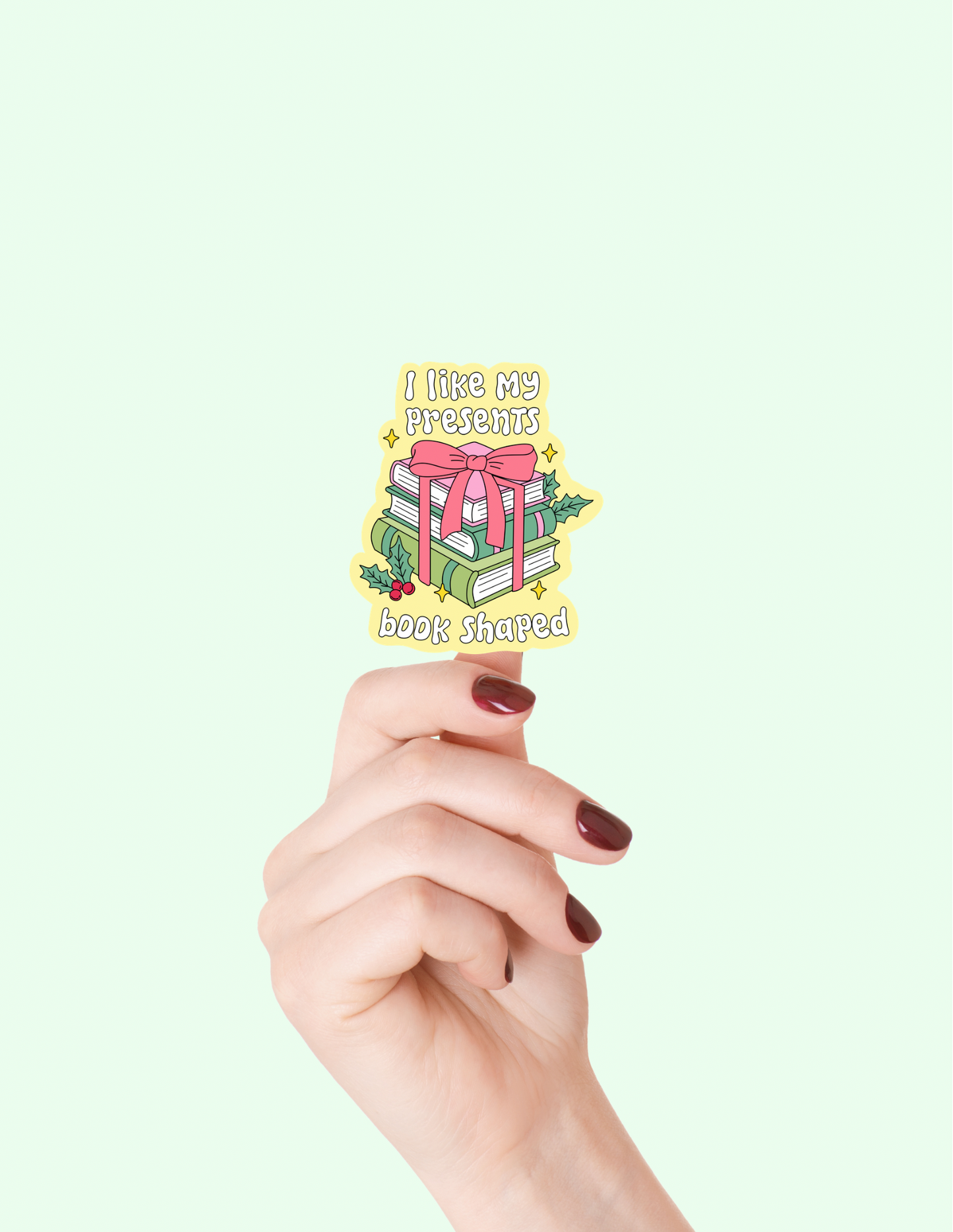 Book Presents Sticker