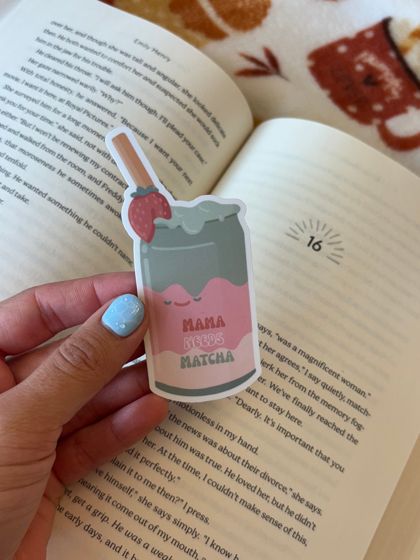 Mama Needs Matcha Sticker