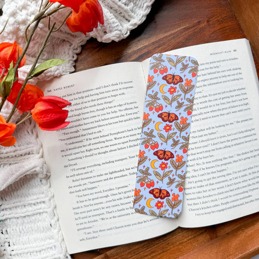 Moth Garden Bookmark