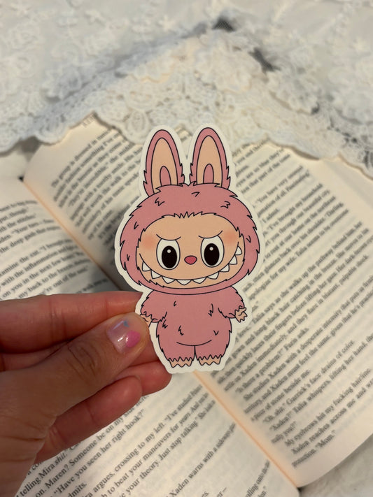 Pink Beastie Sticker
