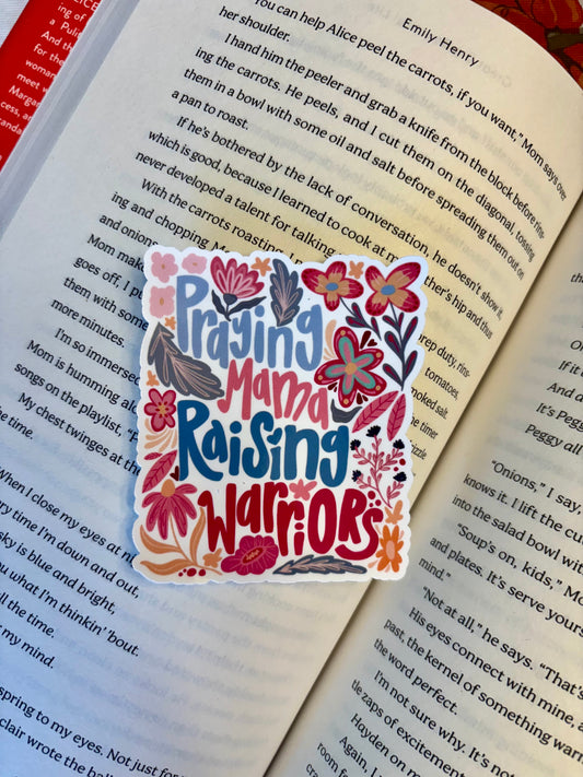 Praying Mama Raising Warriors Sticker