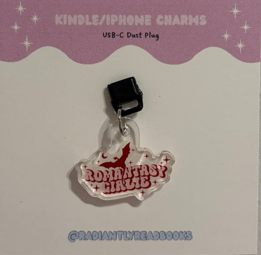 Romantasy Girlie Kindle/iPad Charm Type-C